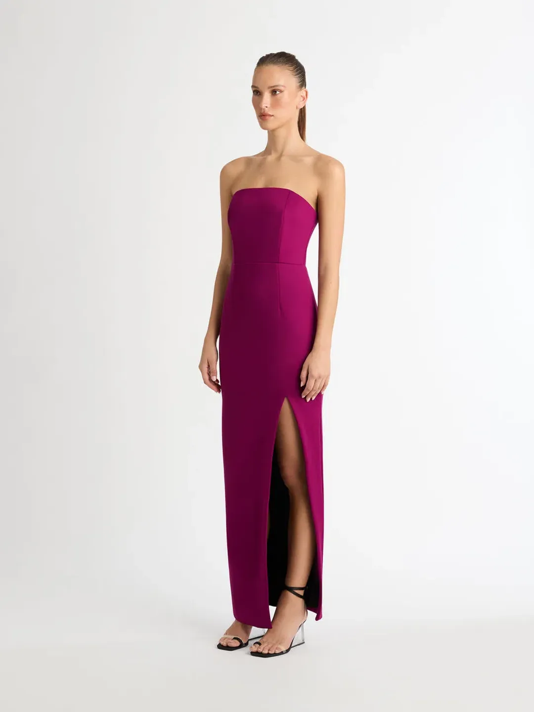 Sheike Charlie Gown Magenta Size 12 for rent on The Volte - main image