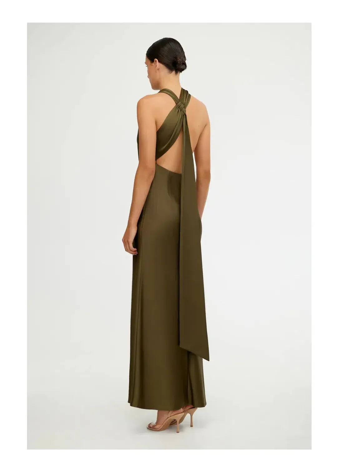 Significant Other Annabel Dress Khaki Size 10 for rent on The Volte - main image