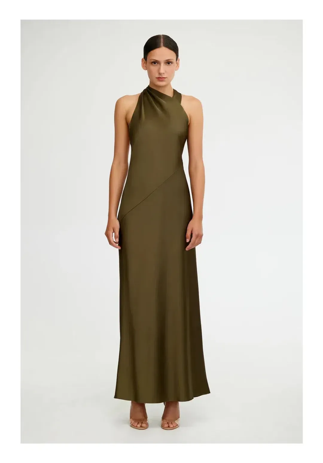 Significant Other Annabel Dress Khaki Size 10 for rent on The Volte - main image