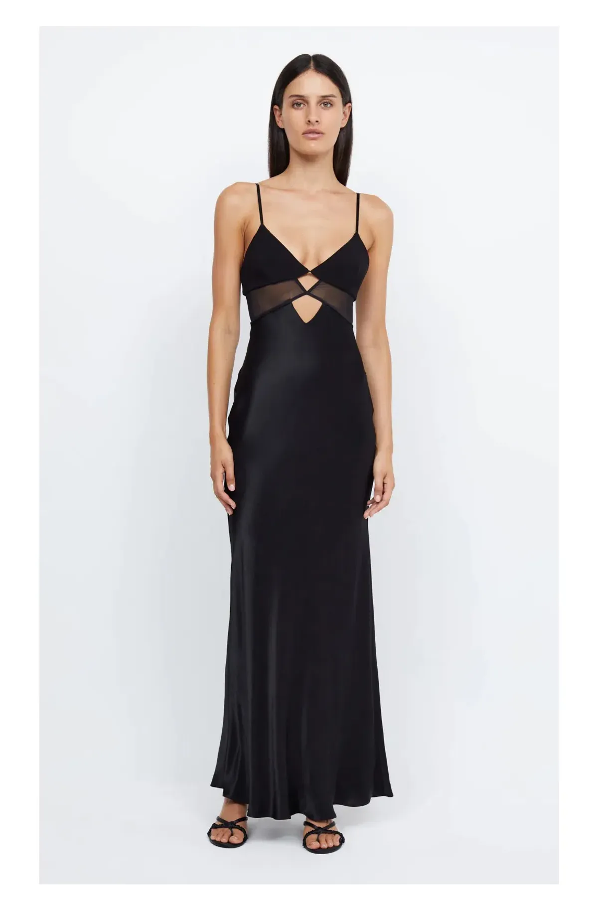 Bec and Bridge Ashton Cut Out Dress Black Size 6 - Image 1