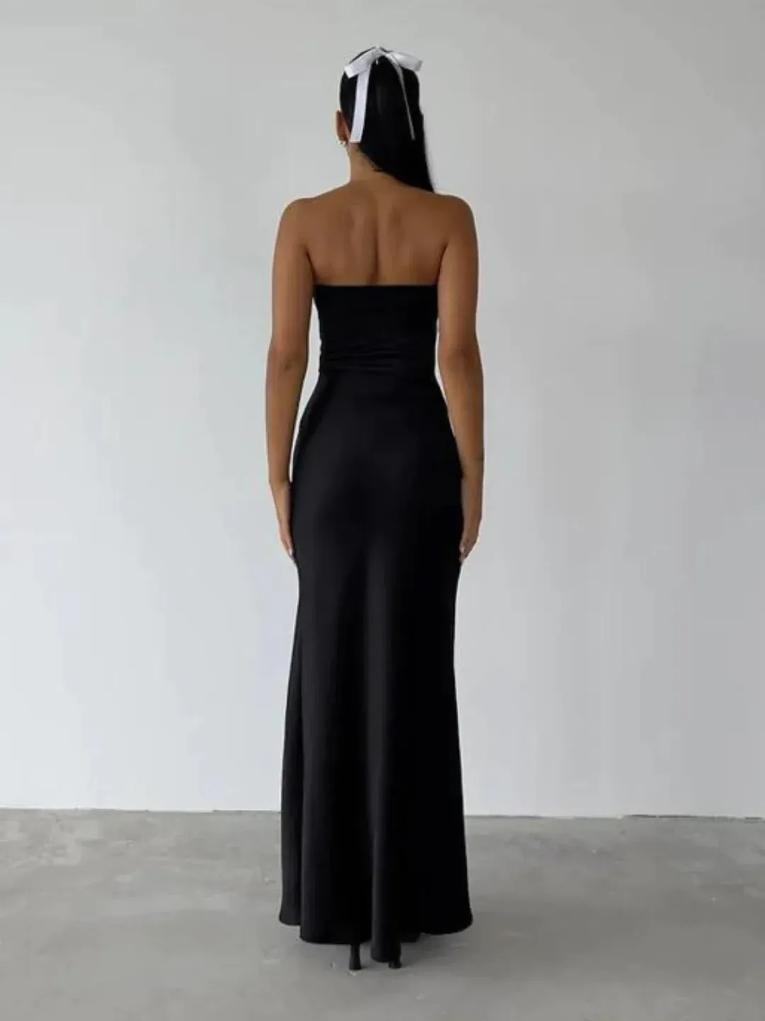 Bec & Bridge The Dreamer Strapless Dress in Black Size 6 for rent on The Volte - main image