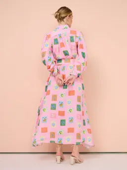 Palm Noosa Noddy Dress in Pink Emblem Size 8 for rent on The Volte - image 2