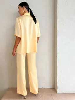 Viktoria and Woods Chorus Shirt w/ Belt Flax Yellow Size 1 /AU 8 for rent on The Volte - image 4