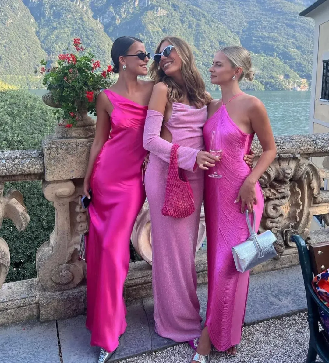 Natalie Rolt Monika Gown Neon Pink Size 1 / AU 8 for rent on The Volte - main image