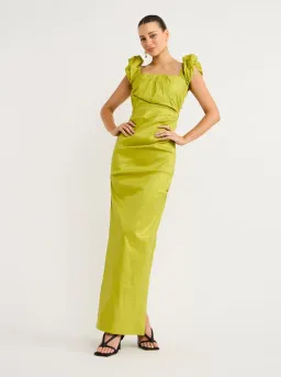 Rachel Gilbert Kalina Gown Green Size XS / AU 6 for rent on The Volte - image 1
