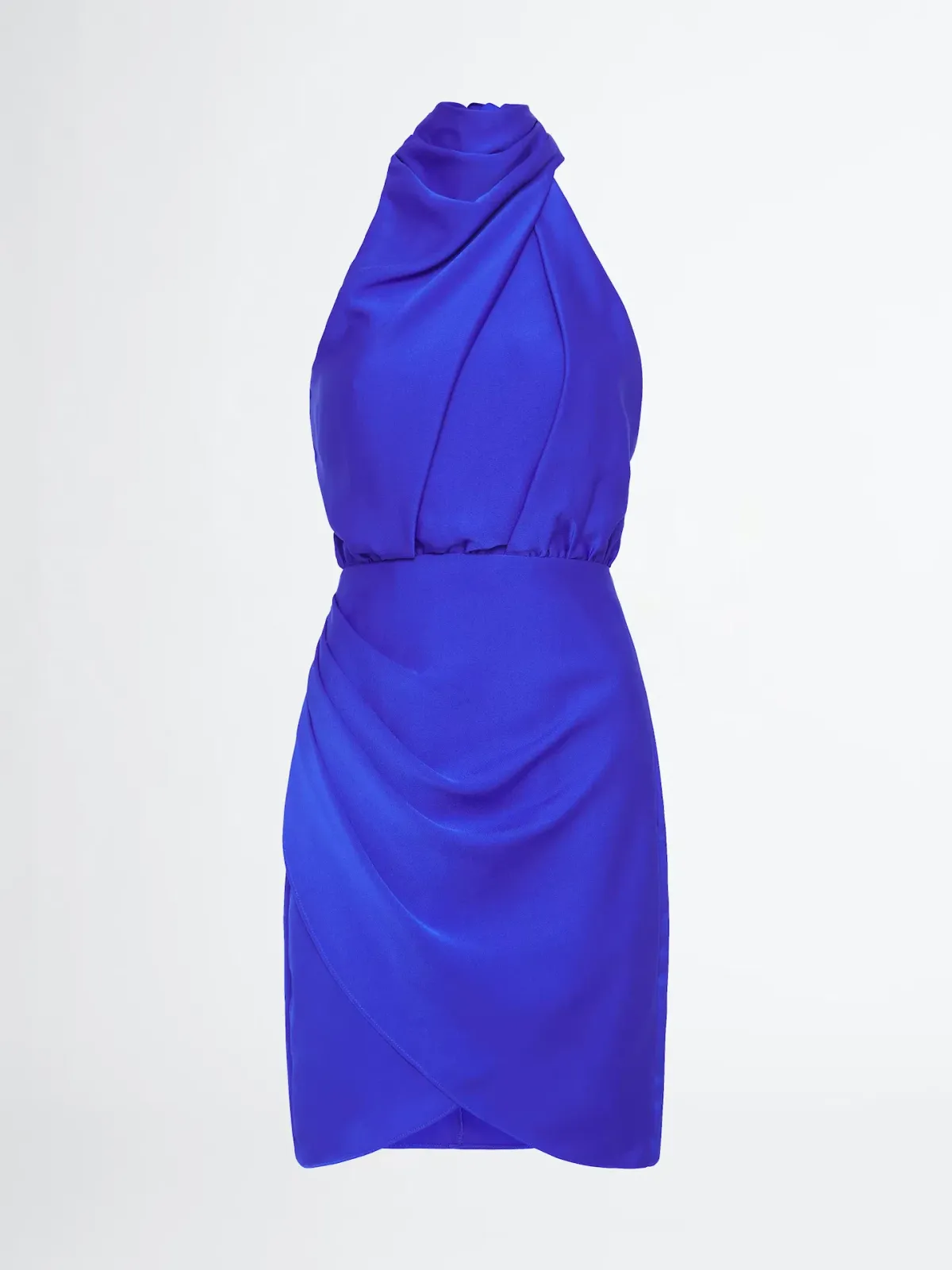 Sheike Heart Breaker Mini Dress Cobalt Blue Size 16 - Image 4