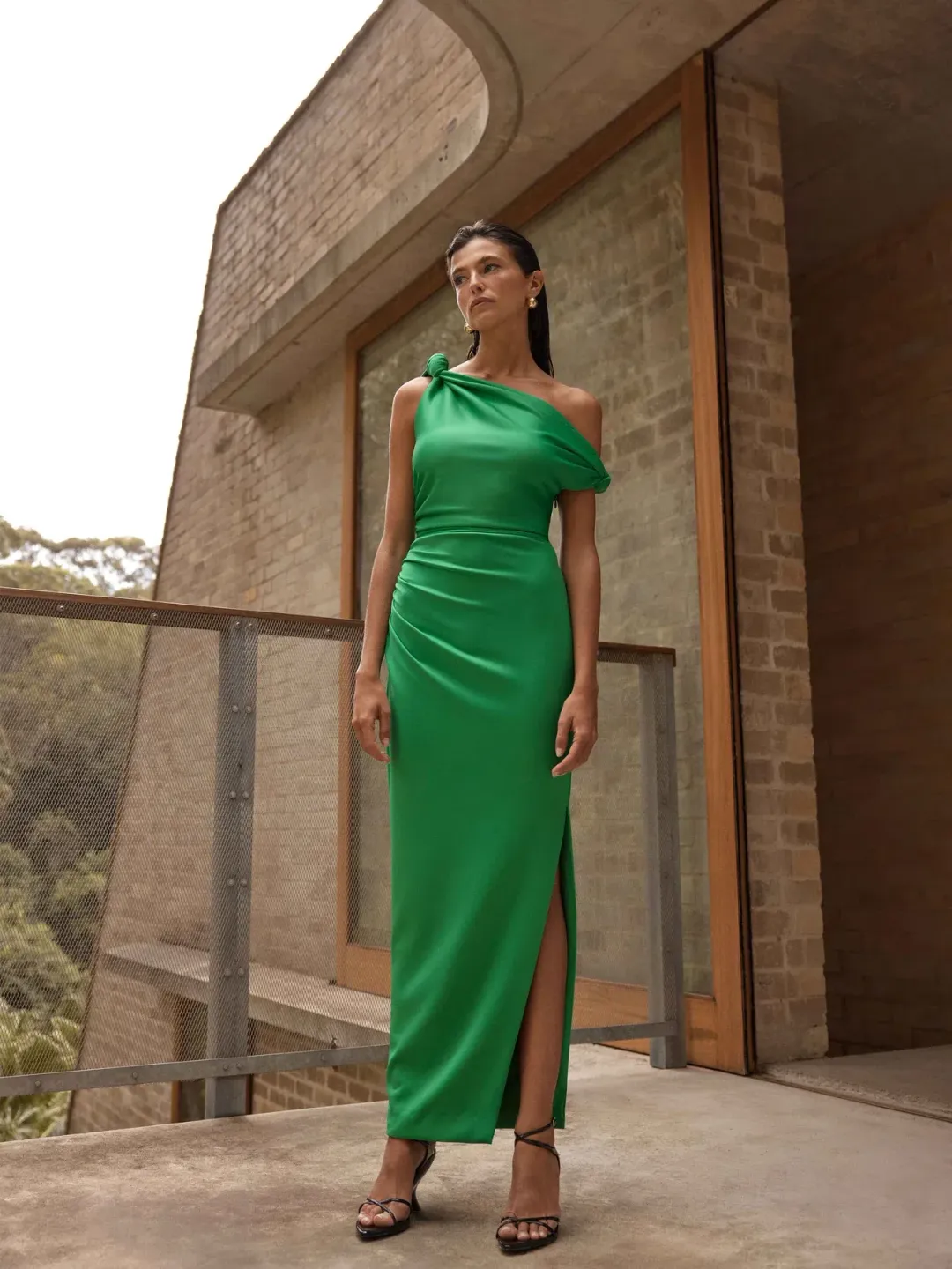 Sheike Ludlow Maxi Dress Green Size AU 10 for rent on The Volte - main image