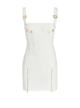 Dionlee Fan Lace Zip Dress in White Size XXS / AU 4 for rent on The Volte - image 5