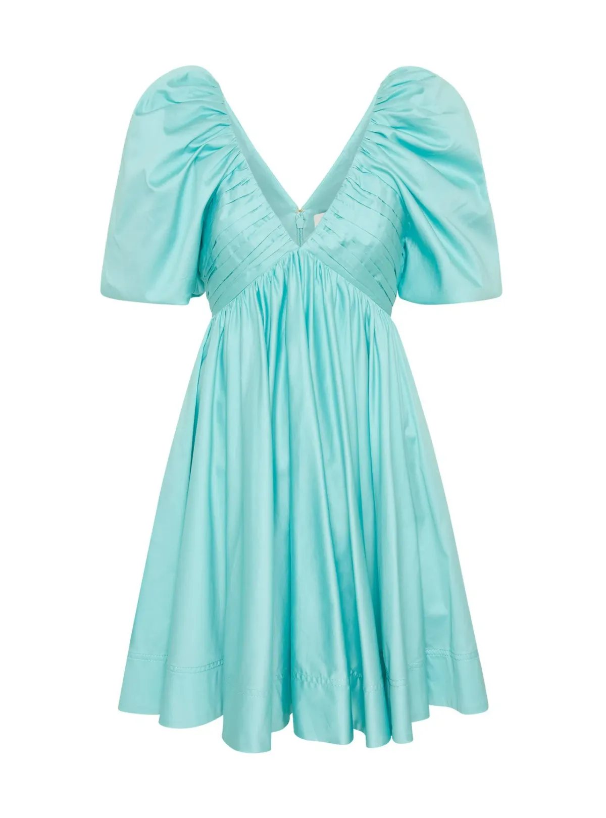 Aje Gabrielle Plunge Mini Dress Spearmint Blue Size AU 16 - Image 5