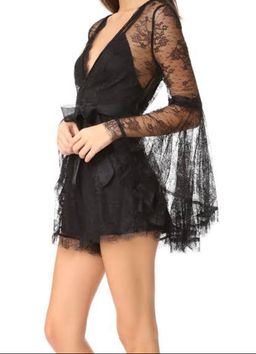 Alice McCall Gemini Playsuit Black Size 10 for rent on The Volte - image 1