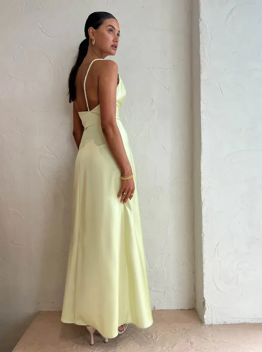 One Fell Swoop Hepburn Maxi In Limoncello Size 6 for rent on The Volte - main image