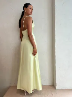 One Fell Swoop Hepburn Maxi In Limoncello Size 6 for rent on The Volte - image 6