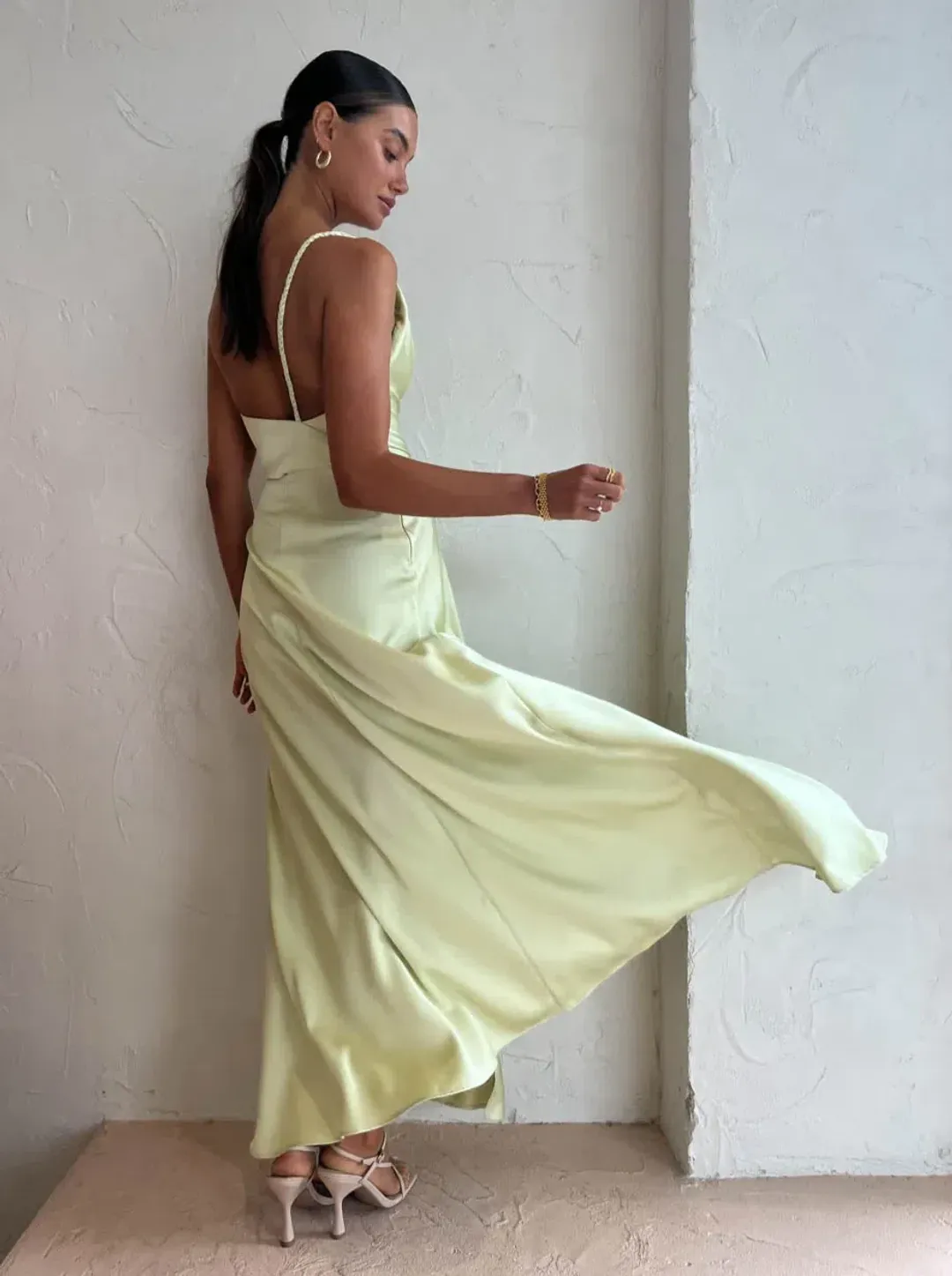 One Fell Swoop Hepburn Maxi In Limoncello Size 6 for rent on The Volte - main image