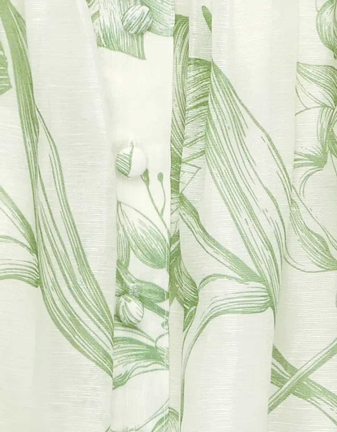 Leo Lin Cassandra Belted Mini Dress Harmony Print in Celadon Size AU 10 for rent on The Volte - main image