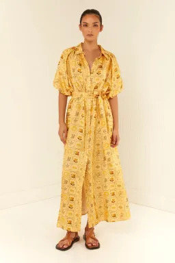 Palm Noosa Carla Dress In Amarilla Tile Size 14 for rent on The Volte - image 1