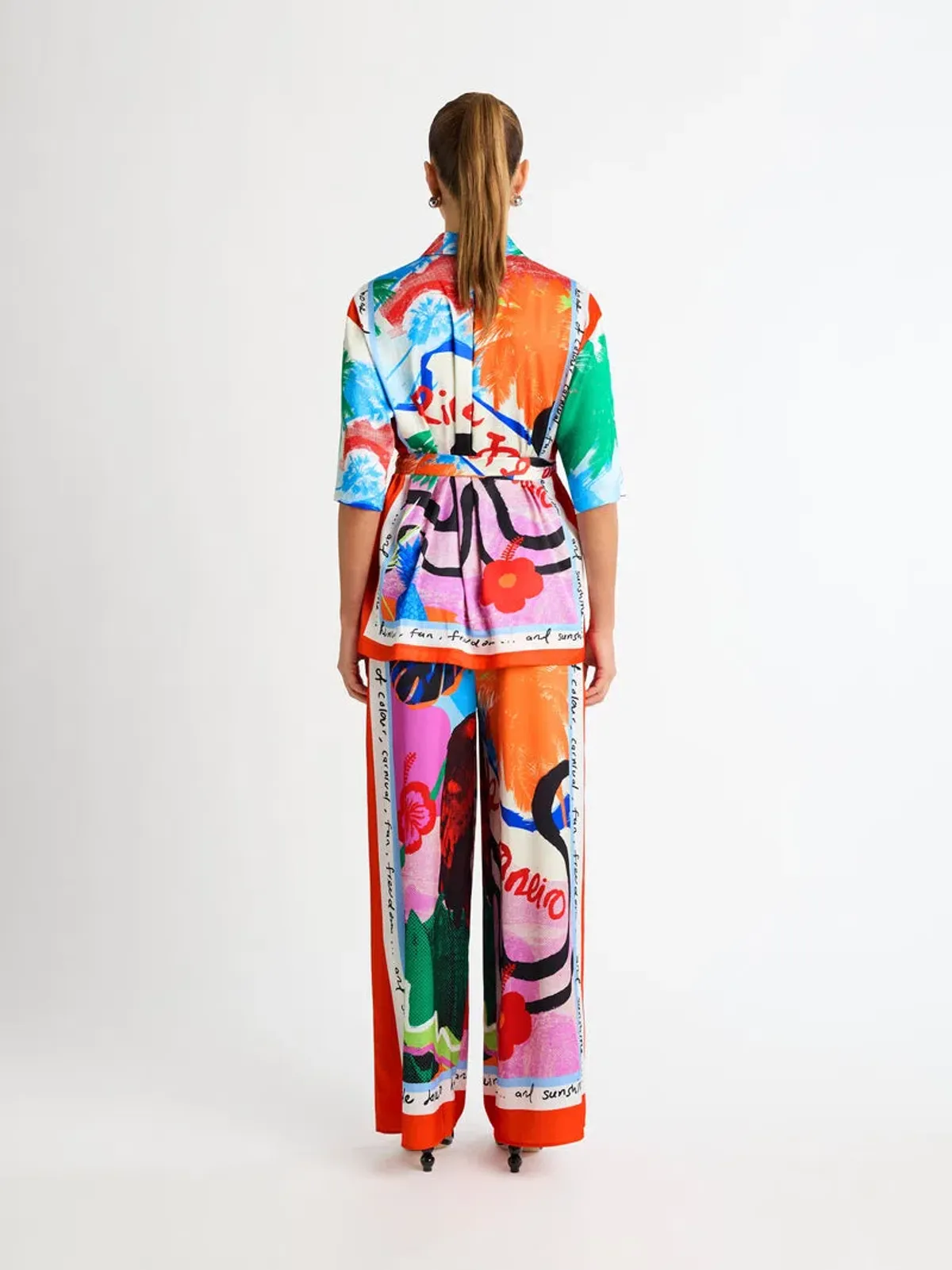 Sheike Rio Shirt and Pants Set Print Size 18 - Image 3