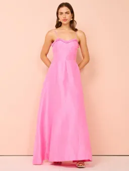Aston Studio Raquel Dress In Candy Silk Size 12 for rent on The Volte - image 1