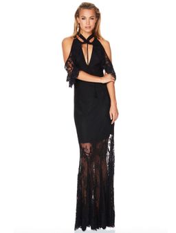 Talulah Blind Love black dress for rent on The Volte - image 1