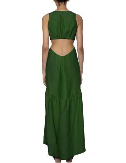 Kitx Evolve Cut Out Maxi Dress Green Size 10 for rent on The Volte - image 2