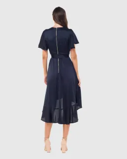 Pilgrim Stormy Maxi Dress in Blue Size AU 12 for rent on The Volte - image 3