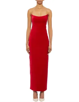 Ginger & Smart Soloist Strapless Gown Red Size AU 12 for rent on The Volte - image 1