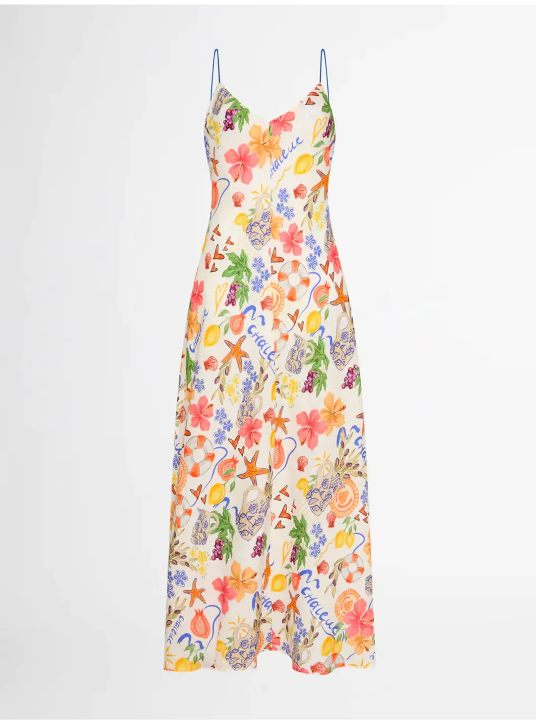 Sheike Summer Amour Linen Dress in Print Size AU 14 for rent on The Volte - main image