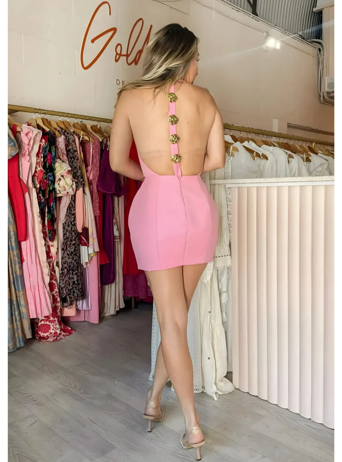 Atoir Tiffany Dress Pink Size AU 10 - Image 2