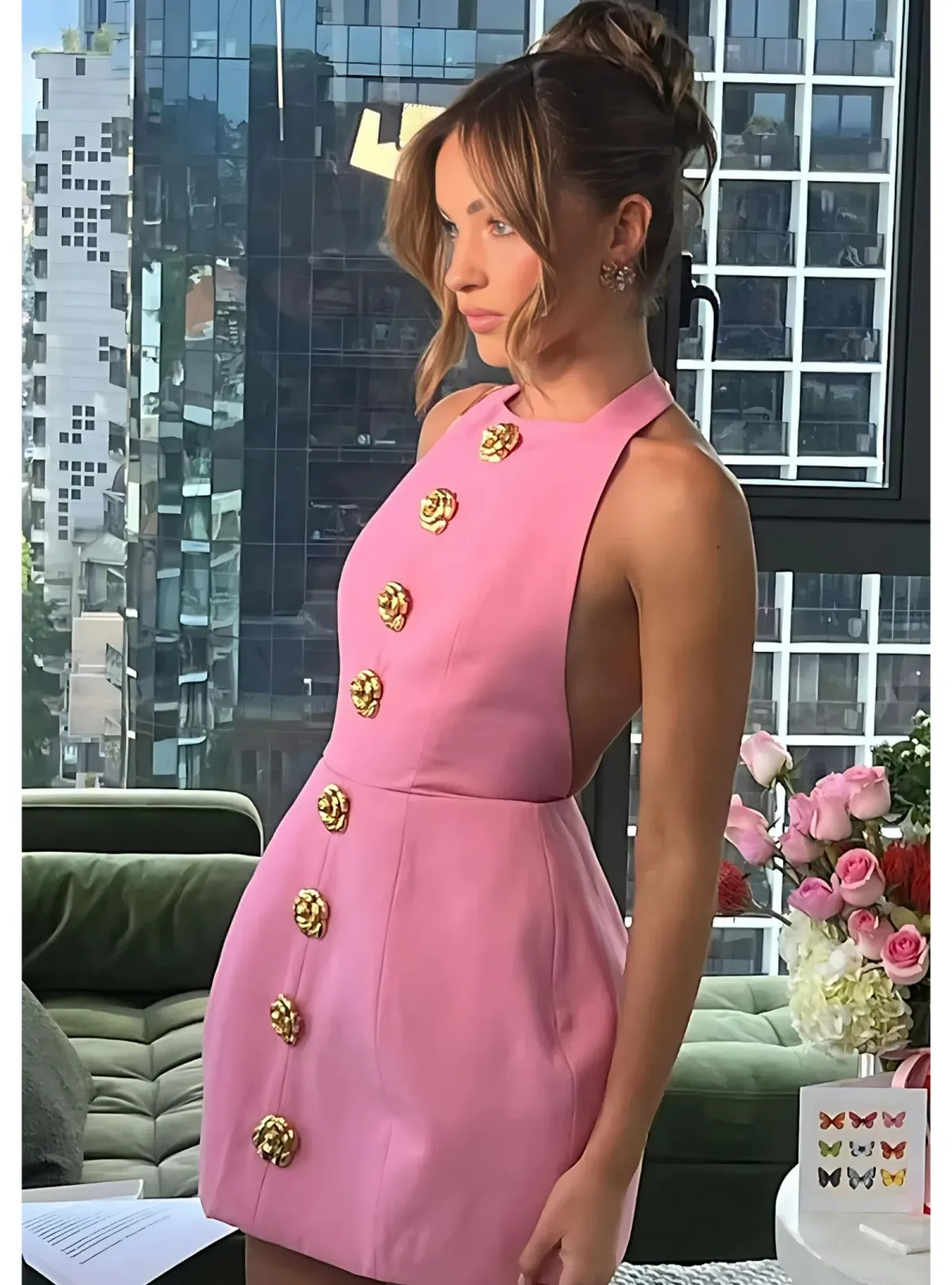 Atoir Tiffany Dress Pink Size AU 10 - Image 3