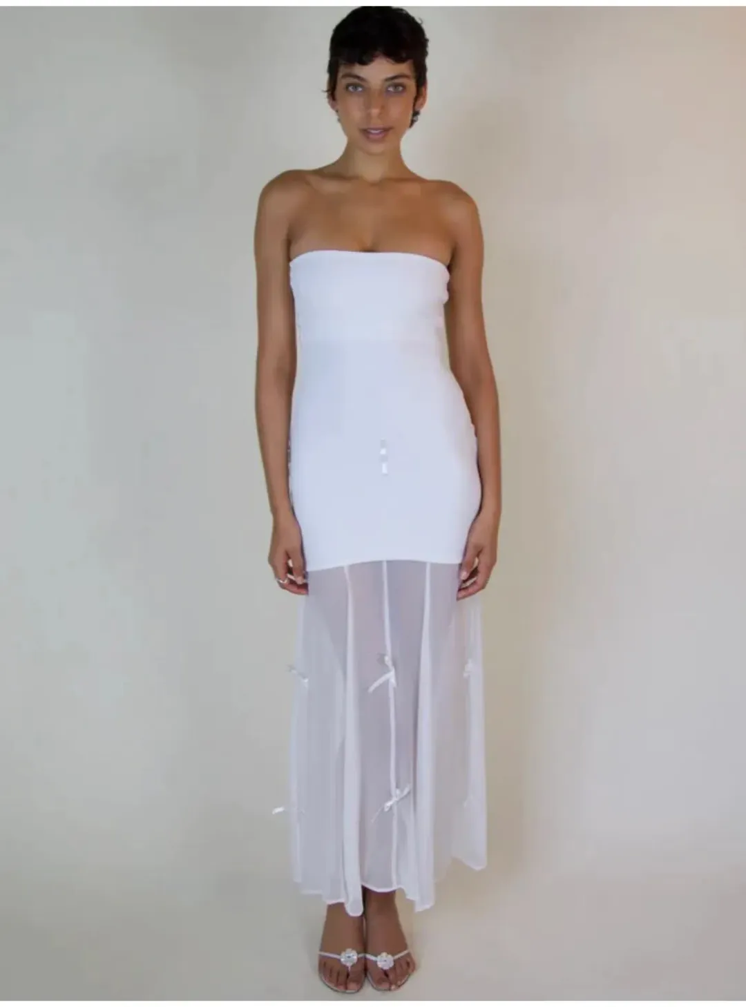 BUCI NYC Métis Dress Ivory Size S for rent on The Volte - main image