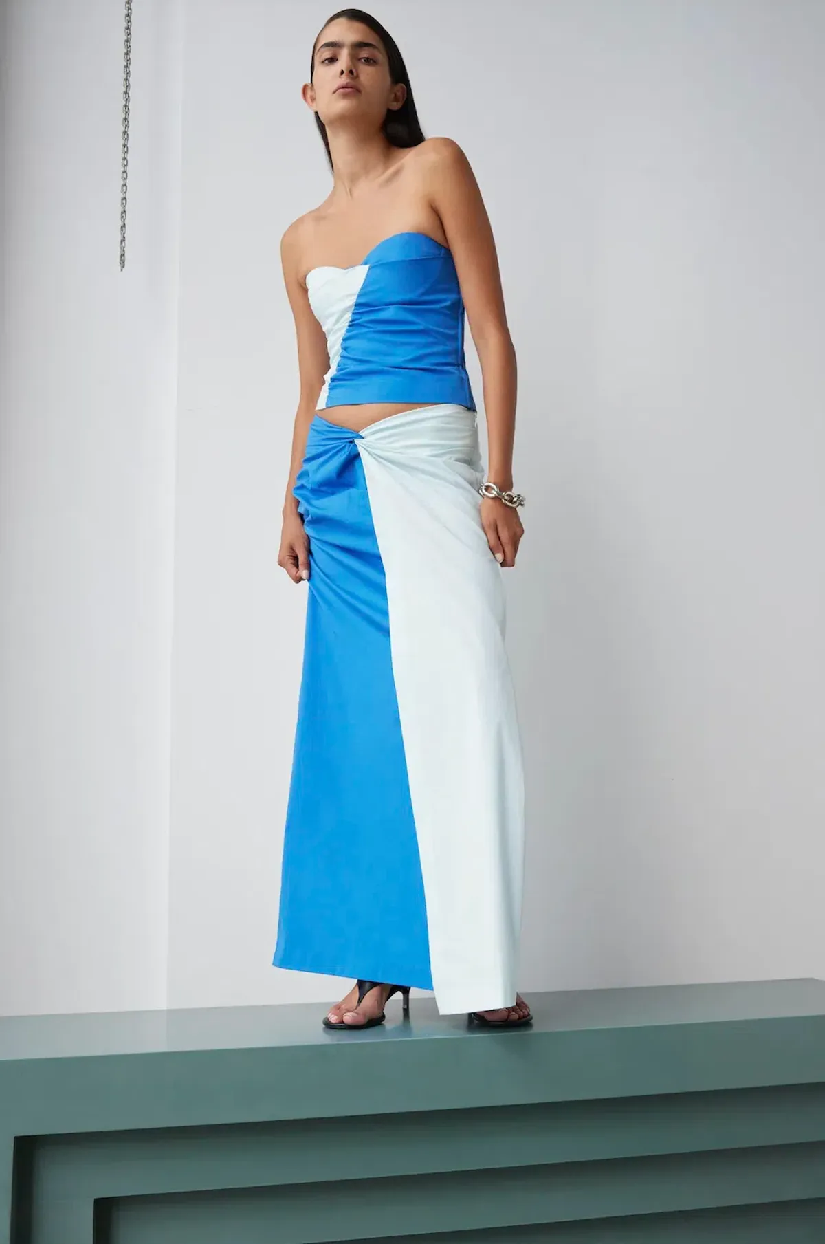 Sir the Label Azul Bodice Size 2 and Twist Midi Skirt Size 1 / AU 8-10 - Image 1