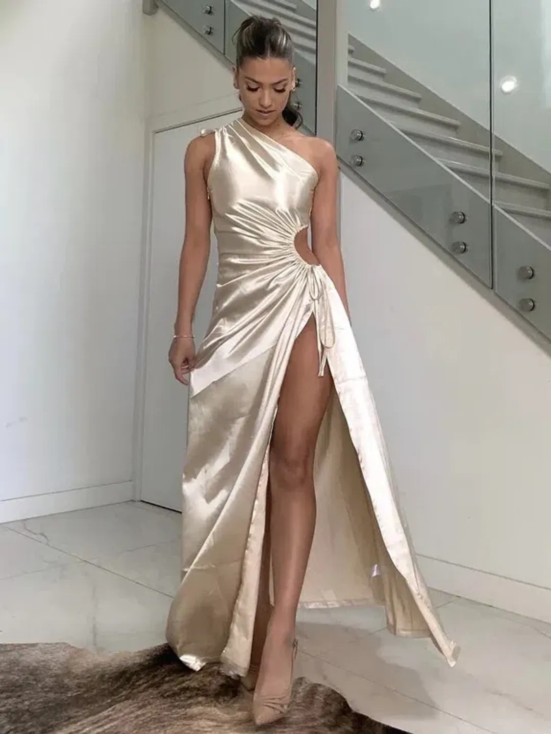 Sonya Moda Nour Maxi Dress Ocean Pearl Size S / AU 8 for rent on The Volte - main image