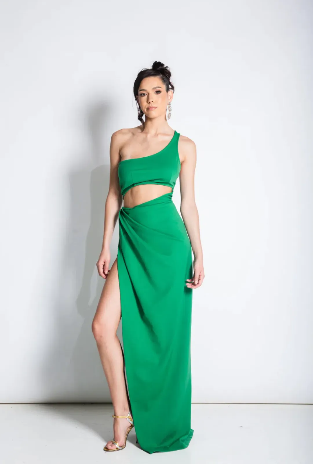 Yaura Funmi Maxi Dress in Green Size M / AU 10 for rent on The Volte - main image