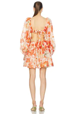 Zimmermann Tranquillity Bralette Mini Dress Red Lily Size 0P / 6 AU for rent on The Volte - image 2