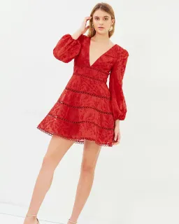 Keepsake The Label About Us Mini Dress Red Size 12 for rent on The Volte - image 2