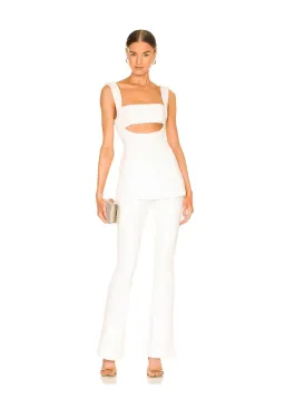 Misha Costanza Jumpsuit White Size 10/M for rent on The Volte - image 1
