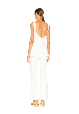 Misha Costanza Jumpsuit White Size 10/M for rent on The Volte - image 2