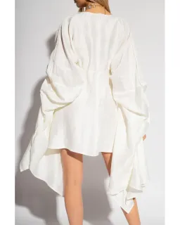 Cult Gaia Ashley Mini Dress Off White Size 12 for rent on The Volte - image 3