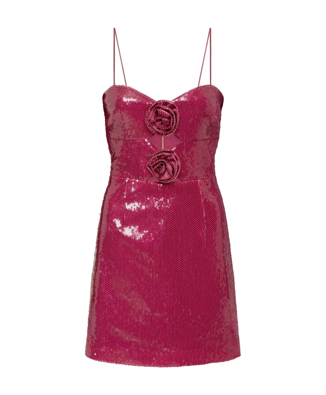 Rebecca Vallance Courtney Mini Dress Magenta Size 8 for rent on The Volte - main image