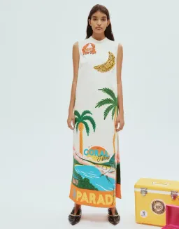 Alemais Samaki Midi Dress In Multi Size 10 for rent on The Volte - image 1