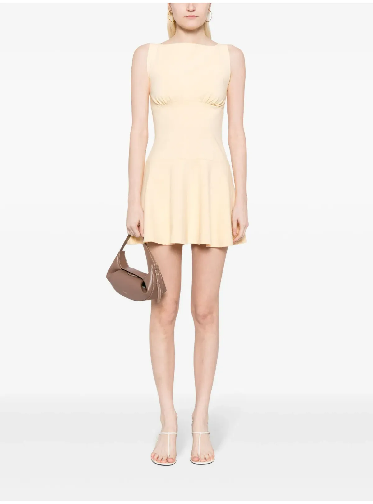 Mayve Knit Mini Dress Yellow Size XS / AU 8 - Image 1