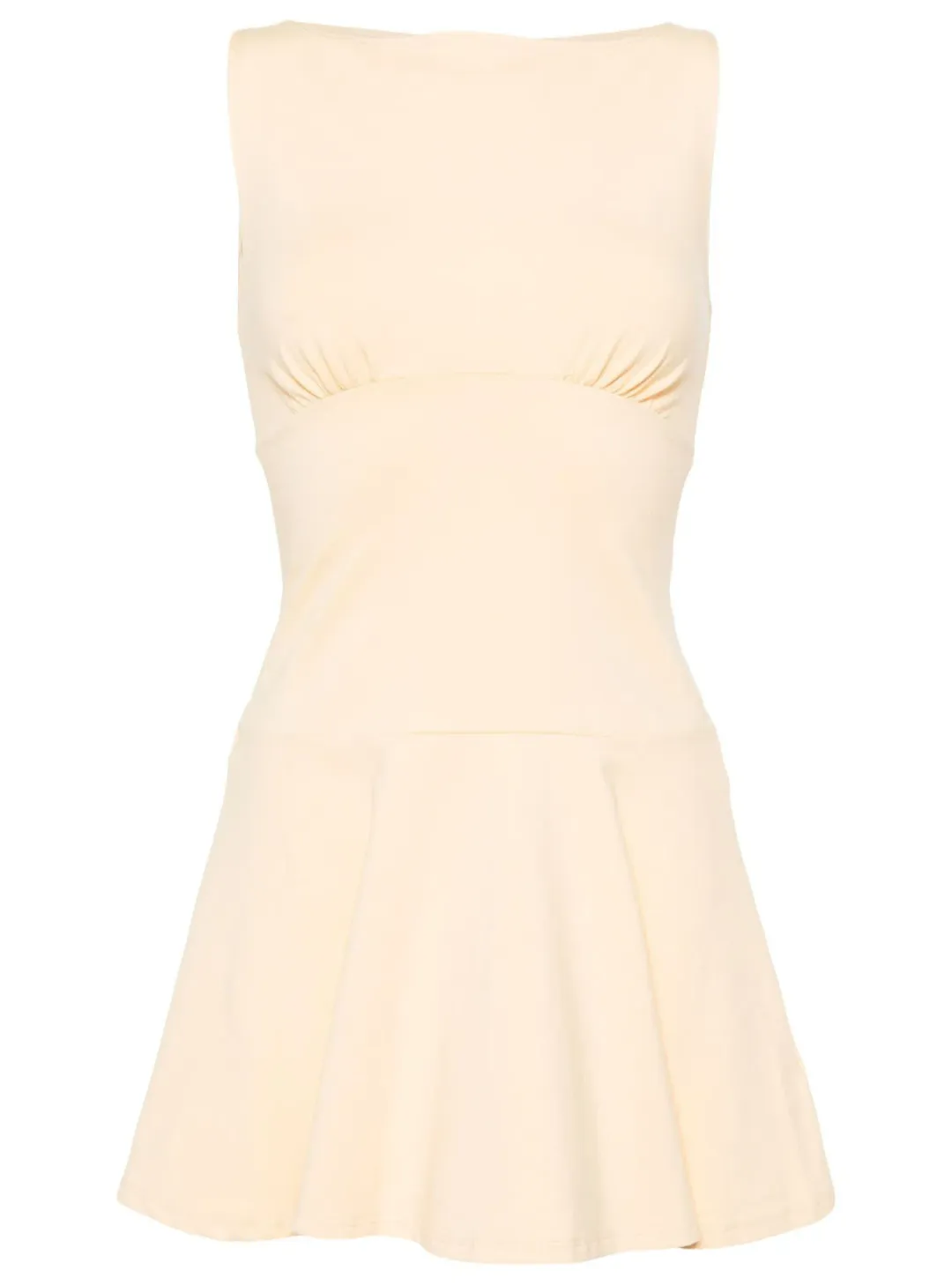 Mayve Knit Mini Dress Yellow Size XS / AU 8 for rent on The Volte - main image