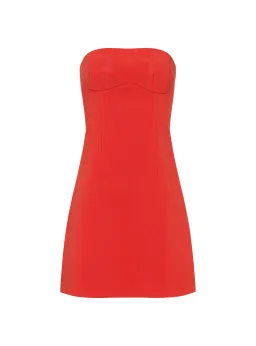 Sir the Label Spoerri Sculpted Mini Dress in Red Size 1 / AU 8 for rent on The Volte - image 5
