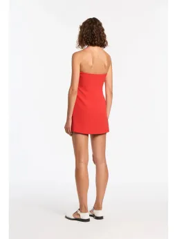 Sir the Label Spoerri Sculpted Mini Dress in Red Size 1 / AU 8 for rent on The Volte - image 4