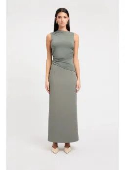 Kookai Alannah Top and Ariel Midi Skirt Agave Green Size AU 8 for rent on The Volte - image 1