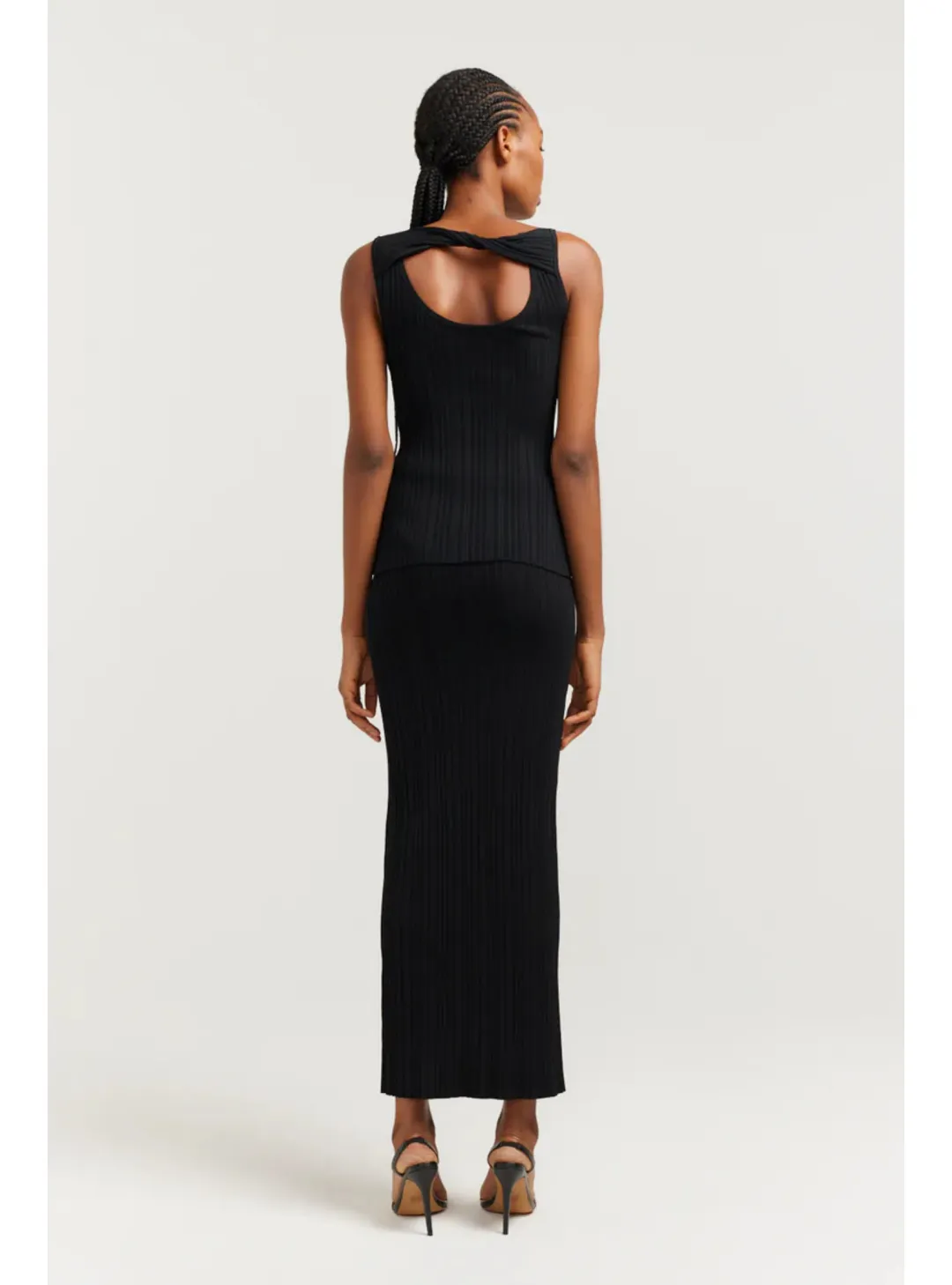 Henne Romee Knit Set in Black Size AU 8 for rent on The Volte - main image