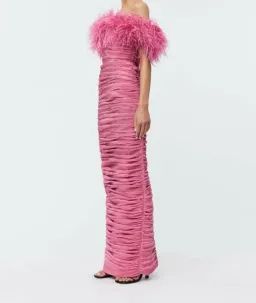 Rachel Gilbert Zion Gown Pink Size 4 / AU 14 for rent on The Volte - image 3