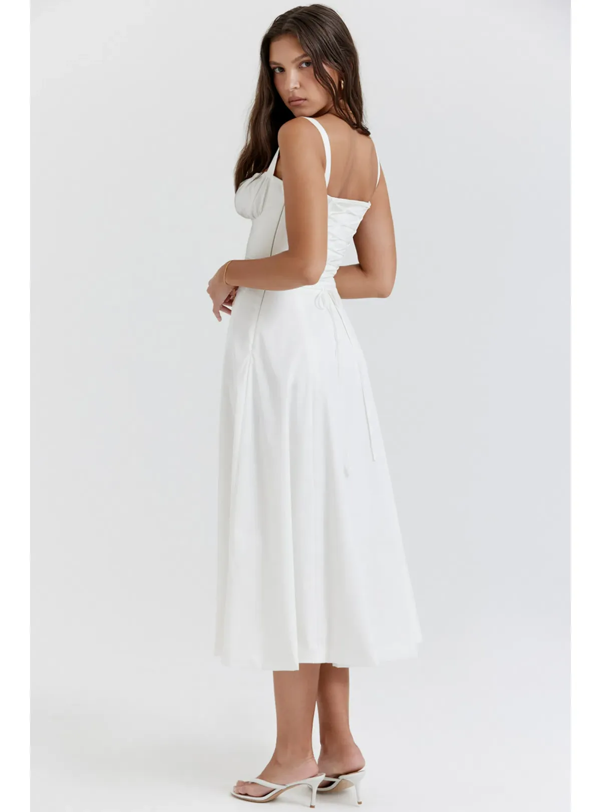 House of CB Carmen Dress White Size S / AU 8 - Image 6