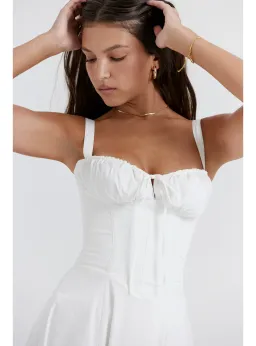 House of CB Carmen Dress White Size S / AU 8 for rent on The Volte - image 4