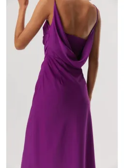 MISHA Alden Midi Dress Prism Violet Size 6/XS for rent on The Volte - image 3