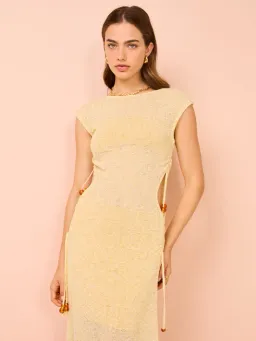 Tojha Ayanna Dress Sorbet Yellow Size 6 for rent on The Volte - image 2